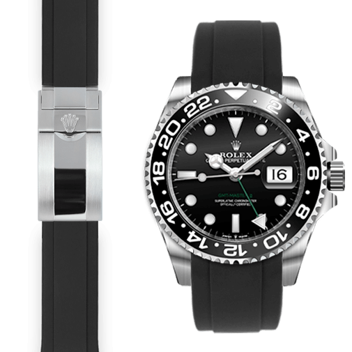 Rolex gmt on rubber strap top