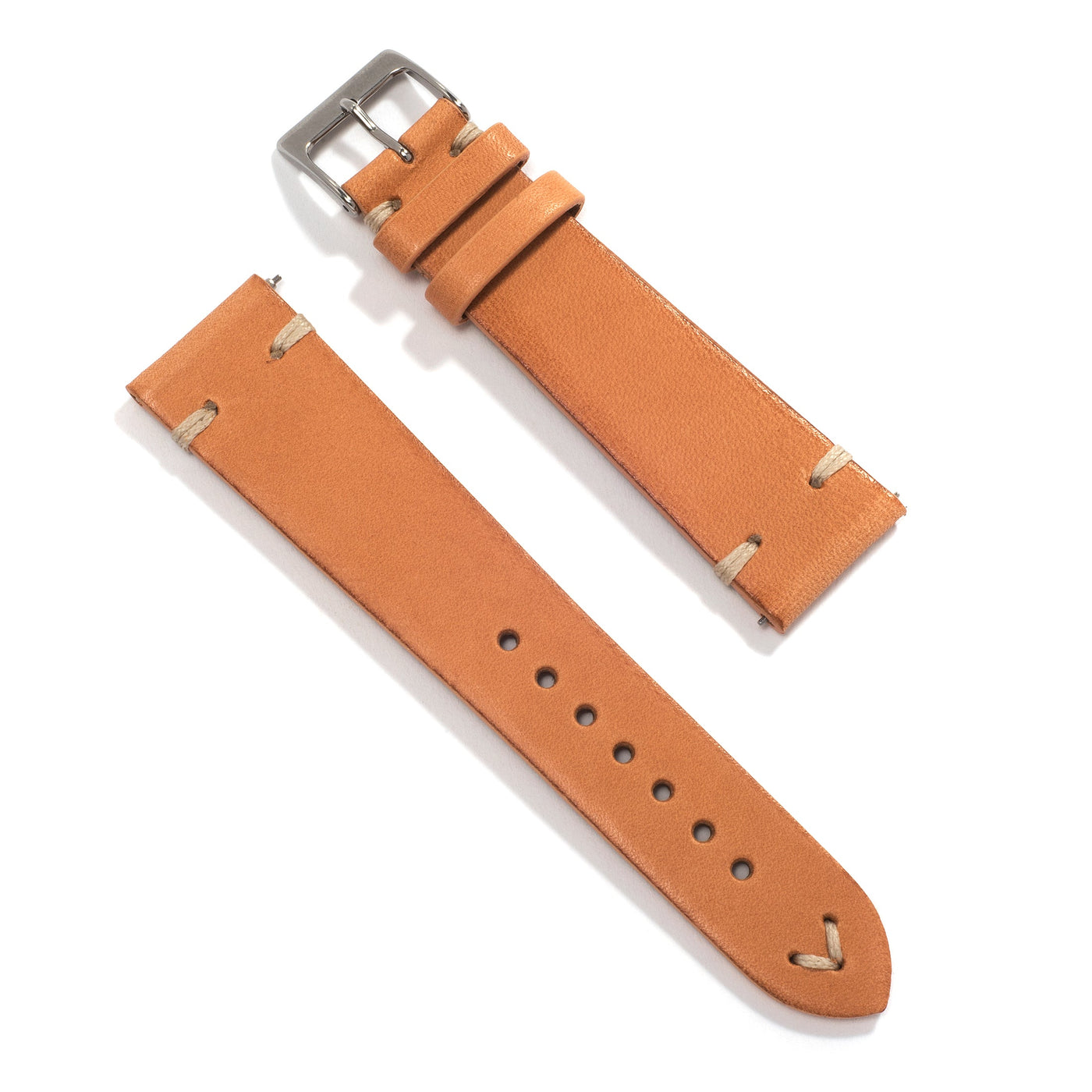 UNIVERSAL TAN VINTAGE UNIVERSAL LEATHER WATCH STRAP