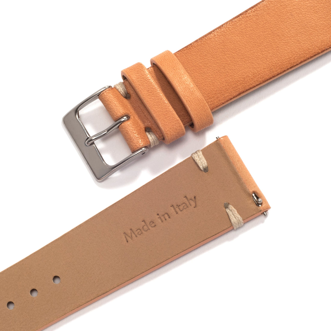 UNIVERSAL TAN VINTAGE UNIVERSAL LEATHER WATCH STRAP