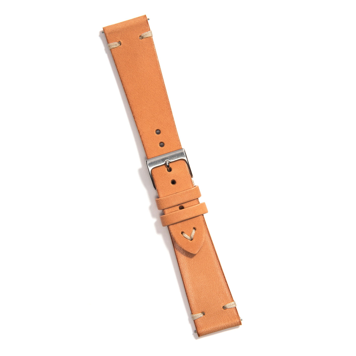 UNIVERSAL TAN VINTAGE UNIVERSAL LEATHER WATCH STRAP