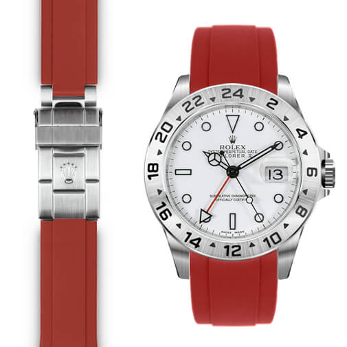 Rolex explorer 2 band shop