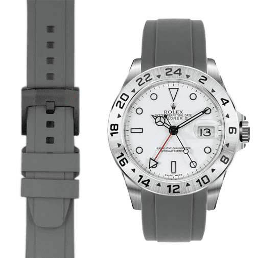 Rolex explorer 2 with rubber strap hotsell