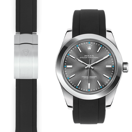 Rolex oyster perpetual rubber strap clearance