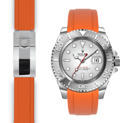 Rolex yacht master ii rubber strap top